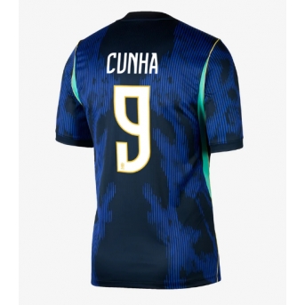 Billige Fotballdrakt Brasil Matheus Cunha #9 Replika Bortedrakt VM 2026 Kortermet